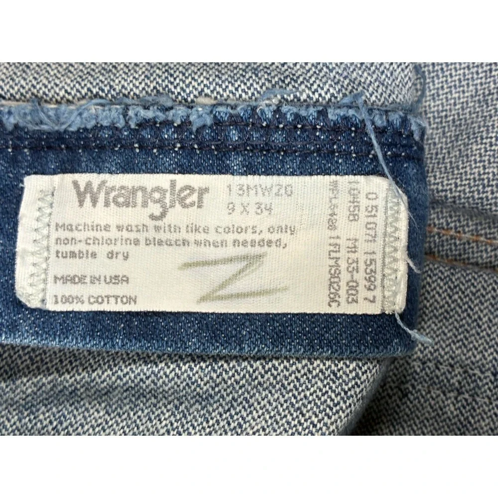 Vintage Women's Wrangler 14MWZG High Rise Slim Fit USA Jeans Sz 9x34 #0393